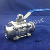 China Stainless Steel Clamp Sanitary Ball Valve 1