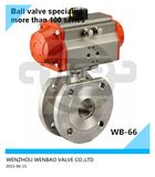 SUS316L Pneumatic Italy Ball Valve Dn15 Pn16