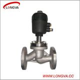 Stainless Steel Pneumatic Flanged End Globe Valve