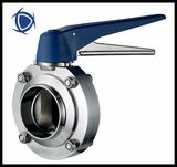 Sanitary Manual Welded Butterfly Valve with Ss Handle (CTV1002)