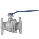 Cast Steel Flanged End 2PC Floating Ball Valve