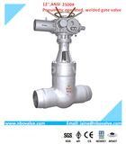 CE High Pressure Seal Butt Welded Gate Valve (12''-2500lb)