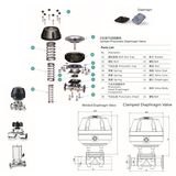 Sanitary Pneumatic Diaphragm Valve (RG)