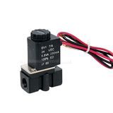 Orifice 2.5mm Engineering Plastic Steel Solenoid Valve G1/8