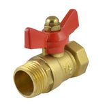 Tee Handle M/F Thread Brass Ball Valve