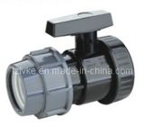 PVC Single Union Ball Valve with Adaptor (GT315)