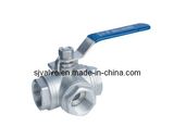 CE Three Way Ball Valve