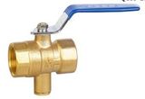 (A) Forged Pn20 Brass Temperture-Measuring Ball Valve