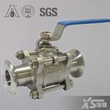 Stainless Steel Three-Piece Sanitary Tri Clamp Ball Valve