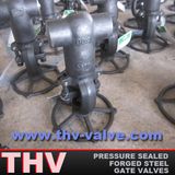 Butt-Welded End Pressure Sealed Forged Steel Gate Valve