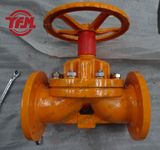 Hand Wheel Operator PFA Lined Diaphragm Valve