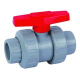 PVC Double Unoin Ball Valve, Plastic Socket Ball Valve