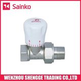 Straight Brass Manual Thermostatic Control Valve