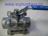 3 Pc Ball Valves, Stainless Steel Ball Valves