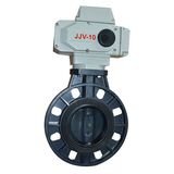 Electric PVC Plastic Wafer Type Butterfly Valve