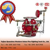 Wet fire alarm check valve