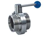 Sanitary Threaded Butterfly Valve1