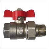 Female Male Socket Ball Valve (Butterfly Handle) - 1