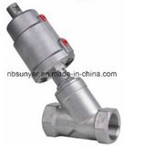 Stainless Steel Pneumatic Angle Seat Valve