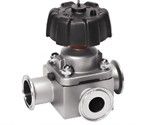 Sanitary 3 Way Diaphragm Valve