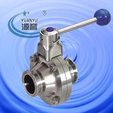 Sanitary Clamped Butterfly-Type Ball Valve
