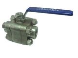 Ss304 316L 3-PC Forged Stainless Steel Female Screw Threaded Ball Valve (JAWAY816)