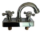 Double Handle 4 Inch South American Style Faucet Mixer