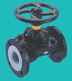 Cast Iron or Cast Steel Flanged Weir Type Diaphragm Valve