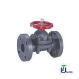 Industrial UPVC Flanged Diaphragm Valves DIN