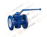 PFA Lined Plug Valve Flange Type for Corrosion Medium