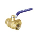 Brass Three-Way Ball Valve (SS2110)
