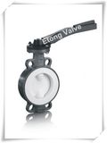 PTFE Lined Wafer Butterfly Valve