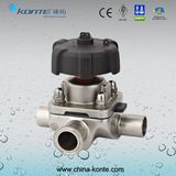 G84f-10p Manual 3-Way Diaphragm Valve