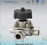 Manual Type 3 Way Diaphragm Valve