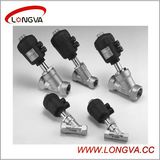 Wenzhou Supplier Pneumatic Threaded Angle Seat Valve