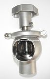 Food Grade Sanitary Stainless Steel Manual Reversing Valve