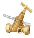 Brass Gate Valve with Plastic Handle Wheel