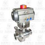 Pneumatic Sanitary Grade Ball Valve (WQ68k1F)