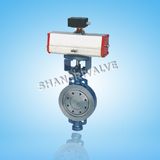 Pneumatic Wafer Type Hard Sealed Butterfly Valve (D673H)