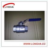 Steel Thread 2 Piece Ball Valve