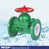 Plastic/ PVC/ Upcv/ Stainless Steel Flange Diaphragm Valve