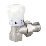 Brass Angle Style Valve With Manual Temperature Control (SS7010)