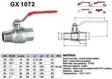 Brass Ball Valve (GX1072)