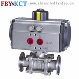 Hoop End Pneumatic Actuator Ball Valve (Air Actuated)