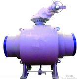 Worm Gear Fully Welded Big Size Ball Valve