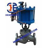 DIN Pn16 Wcb Pneumatic Globe Valve