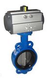 Pneumatic Actuated Flanged Butterfly Valve