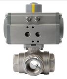 Pneumatic Actuated Ball Valve (3-WAY)