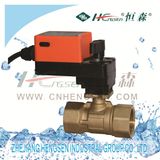 Dqf-Fb Motorized Ball Valve/Brass Motorized Ball Valve with Actuator