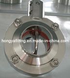 Sanitary Butterfly Valve with Welding/Clamped/Threaded End